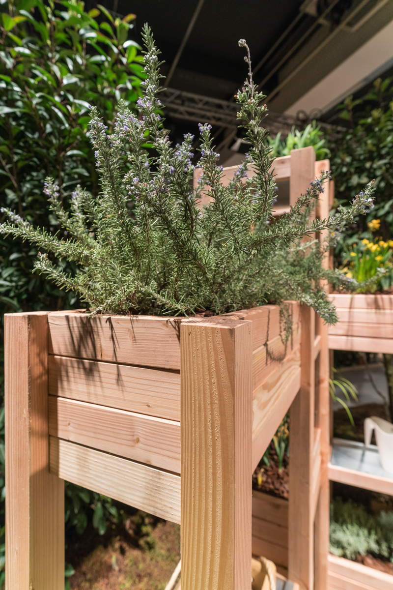 Sichtschutz und Hochbeet