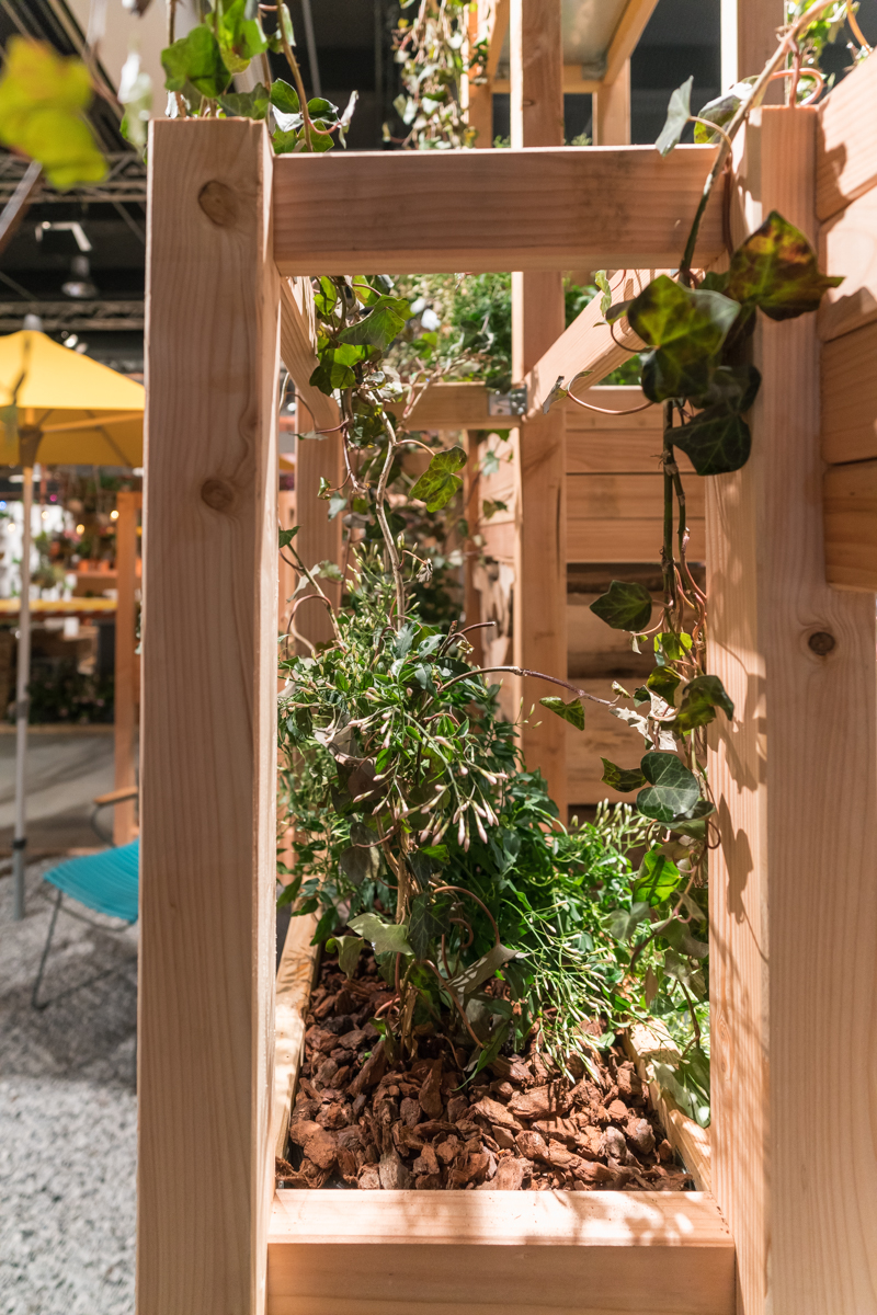 Sichtschutz mit dem modularen Pflanzwand System