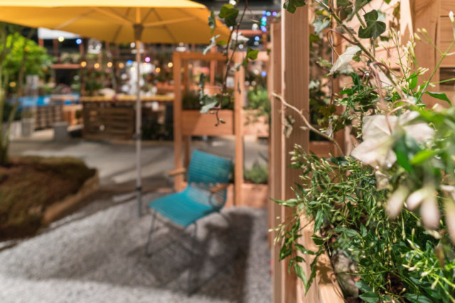 Sichtschutz mit dem modularen Pflanzwand System