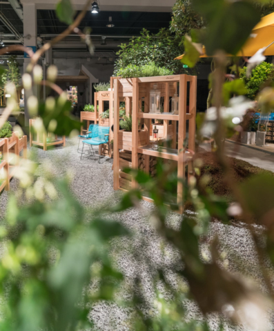 Sichtschutz mit dem modularen Pflanzwand System