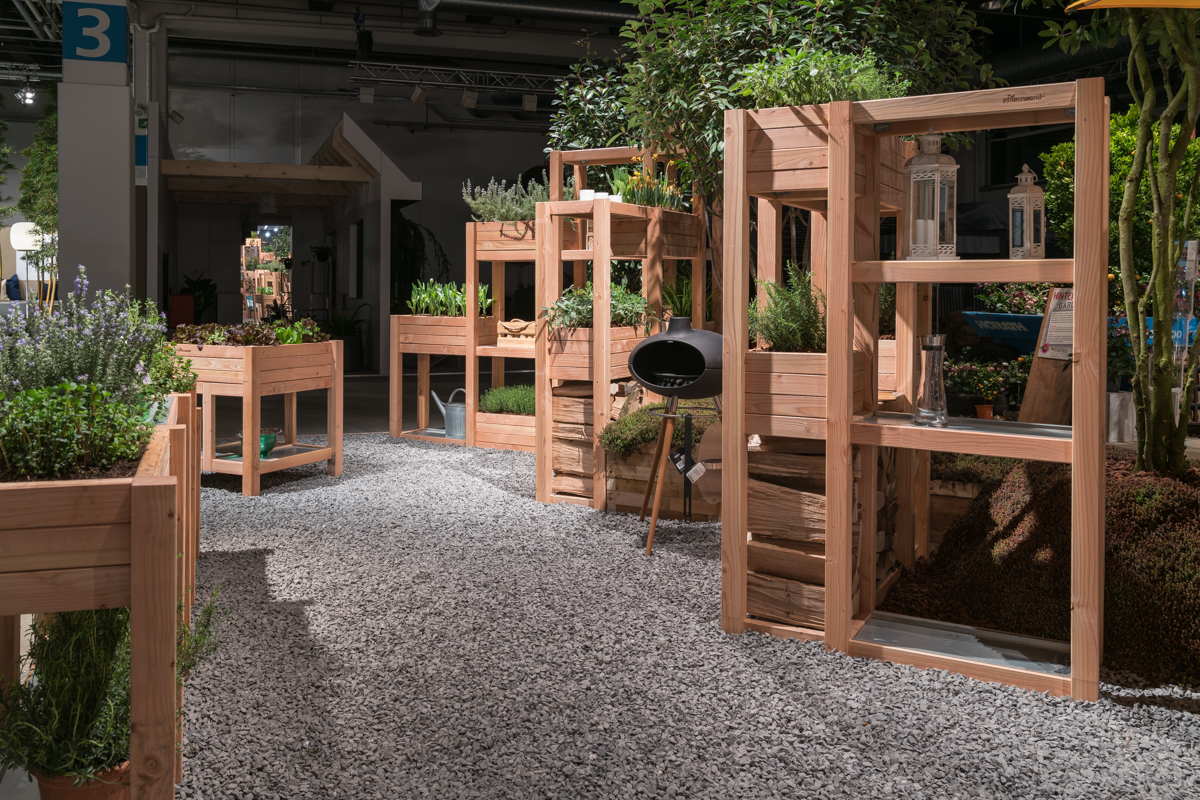 Pflanzwand - Hochbeet und Sichtschutz