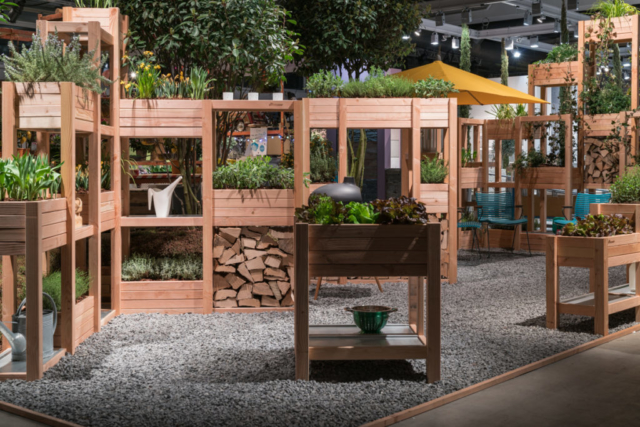 Pflanzwand - Hochbeet und Sichtschutz