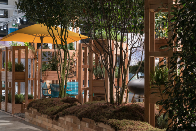 Pflanzwand - Hochbeet und Sichtschutz